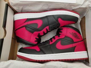 nike air jordan 1 mid se white court purple black