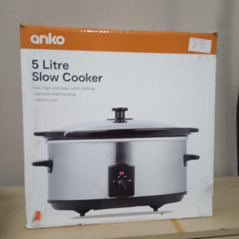ANKO 5 LITRE SLOW COOKER, TV & Home Appliances, Kitchen Appliances