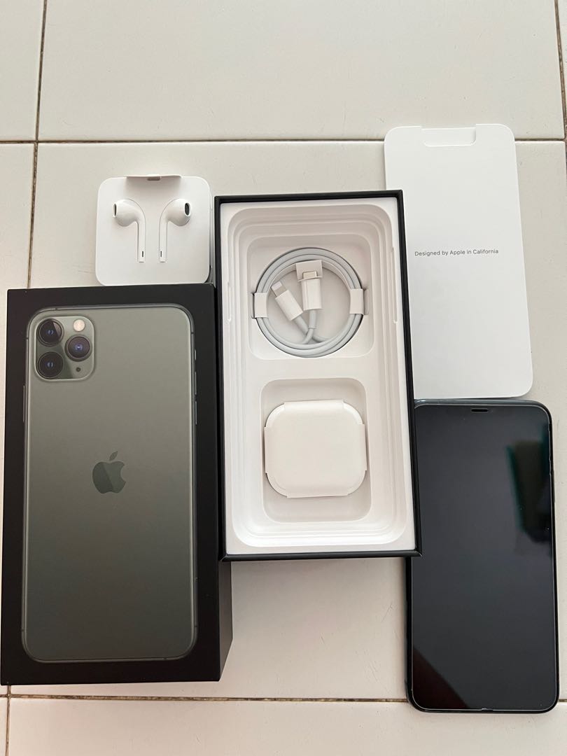 Apple Iphone 11 Pro Max 256gb Midnight Green Mobile Phones Gadgets Mobile Phones Iphone Iphone 11 Series On Carousell
