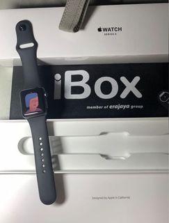 Apple Watch  3  Space Gray 38 MM Garansi off BH 94 Fullset Original