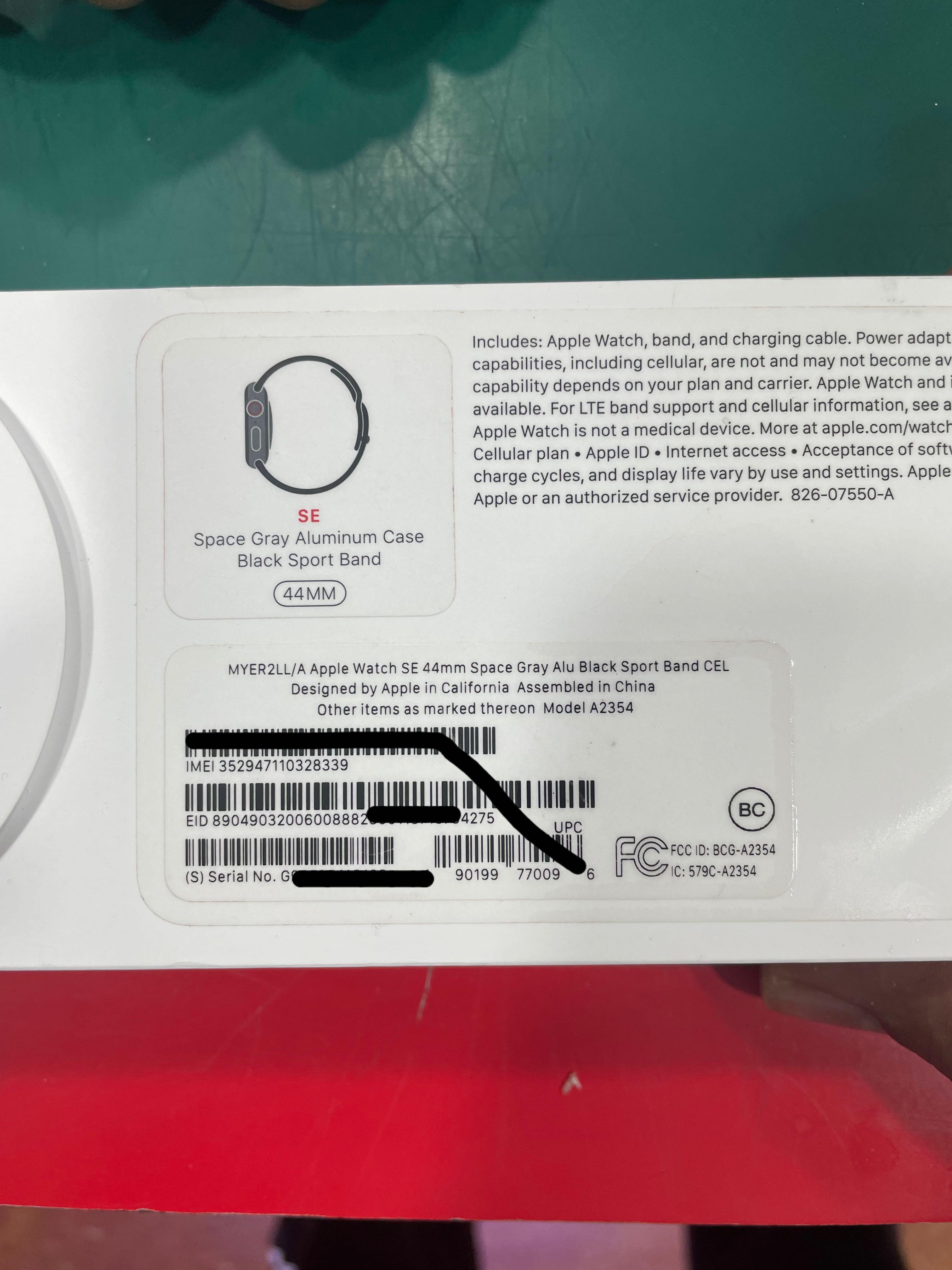 Apple Watch se 44mm cellular, 手提電話, 智能穿戴裝置及智能手錶- Carousell