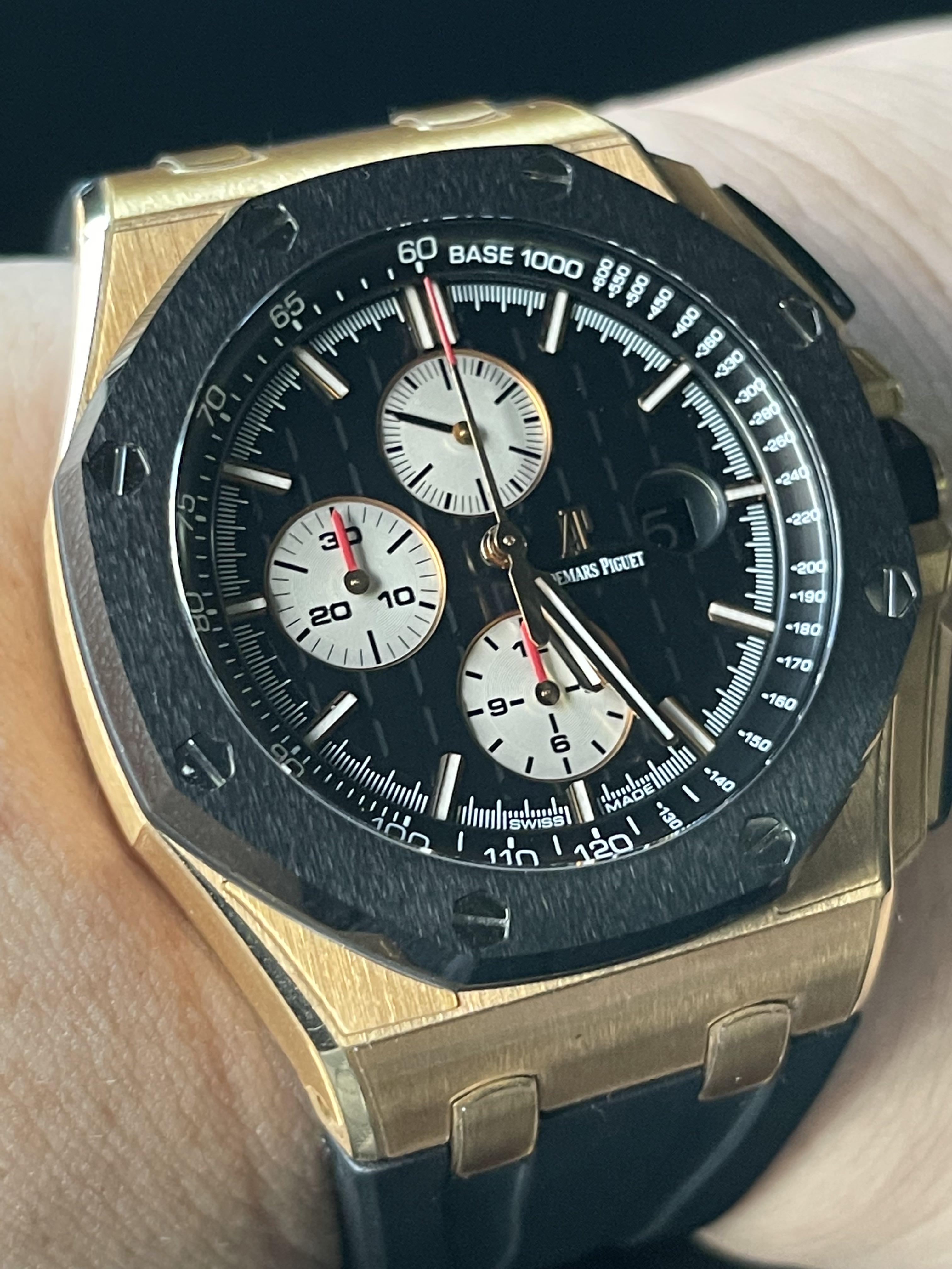 Audemars Piguet 26400RO royal oak offshore Chronograph rose gold