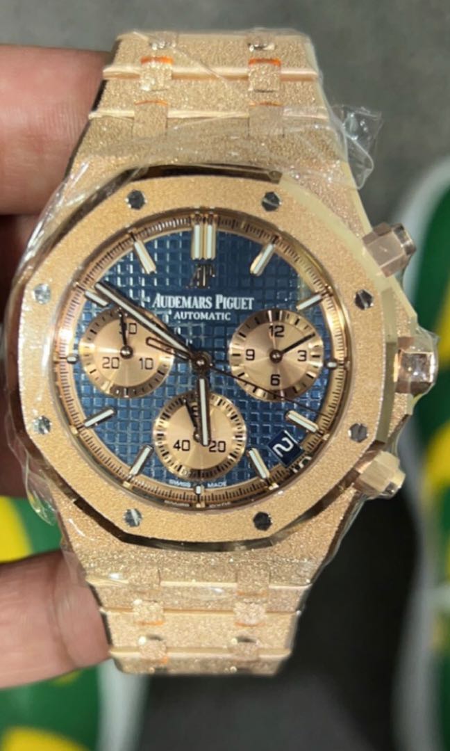 Gold ap royal oak chronograph store