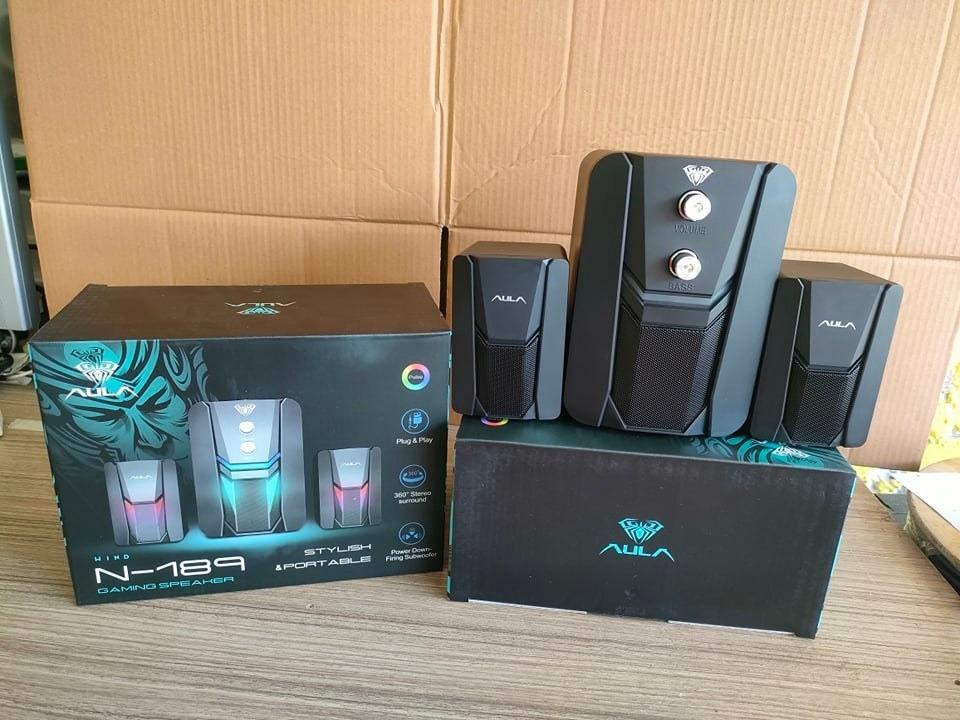 AULA RGB SPEAKER N-189 (Category: Other Accessories) located in Las Pinas. Submitted by borjamonica644 (Listing ID 1142362822, Image 3). Description: AULA RGB SPEAKER N-189 Brand New @ Php 650 MOP : COD/GCash/Bank Transfer VIA : Lalamove/Grab - Same Day Delivery LOC : Las Pinas City How to order? Send me a message now! Monix Online @monixonline .