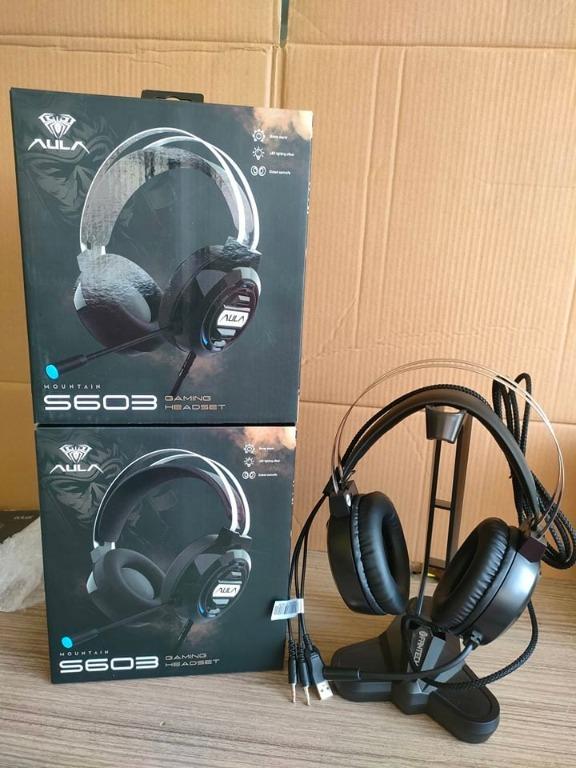 AULA S603 Gaming Headset, Audio, Headphones & Headsets on Carousell