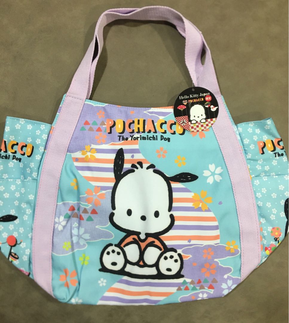 Authentic Pochacco Tote Bag, Women's Fashion, Bags & Wallets, Tote Bags