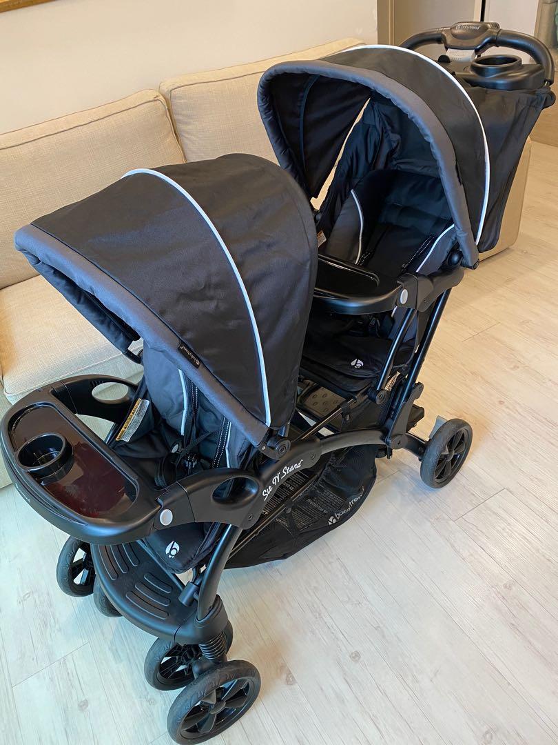 Baby trend sit n stand deals double stroller onyx