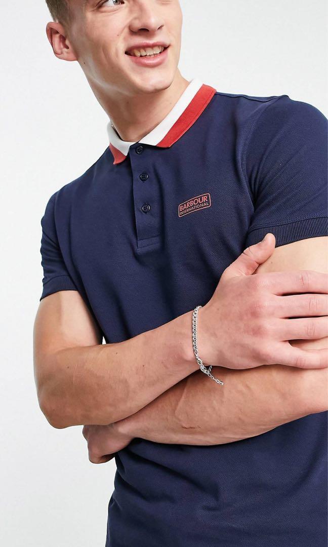 Barbour BNWT Ampere polo shirt navy, Men's Fashion, Tops \u0026 Sets, Tshirts \u0026 Polo  Shirts on Carousell