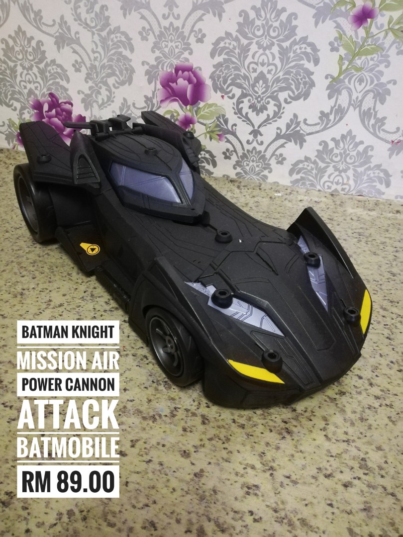 Batman Knight Mission Air Power Cannon Attack Batmobile, Hobbies & Toys,  Collectibles & Memorabilia, Fan Merchandise on Carousell