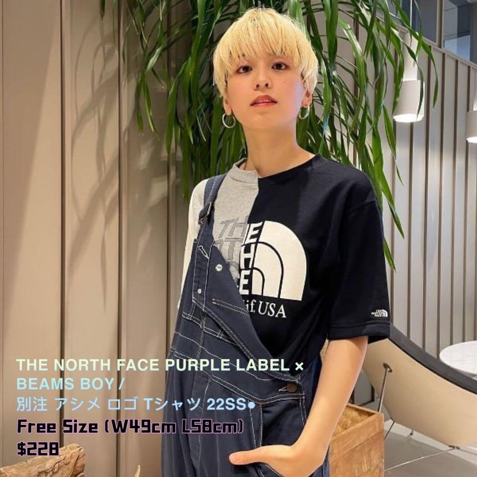 Beams Boy X The North Face Purple Label 2022SS Tee, 女裝, 上衣, T
