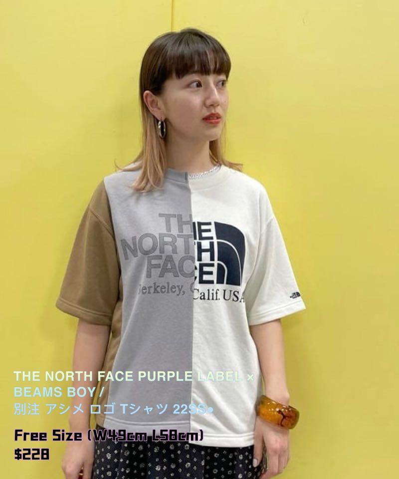 Beams Boy X The North Face Purple Label 2022SS Tee, 女裝, 上衣, T