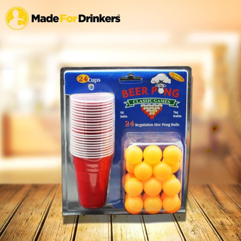 Sana Distributors-DRINKING GAME (CUP AND PING PONG BALL SET)