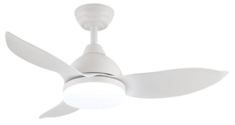 Bestar Raptor DC Ceiling Fan with 24W 3 Tone LED Light Kit and Remote ...