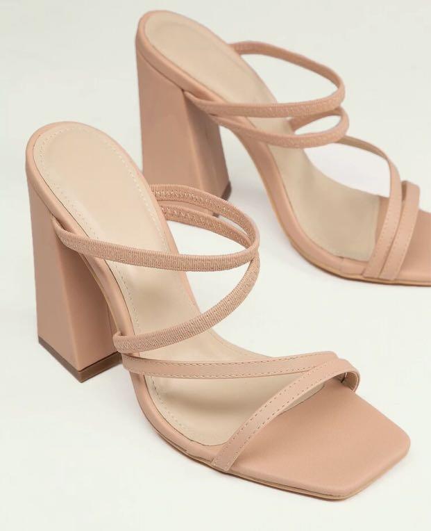 UNWORN - Heels in Rose Gold (SHEIN 