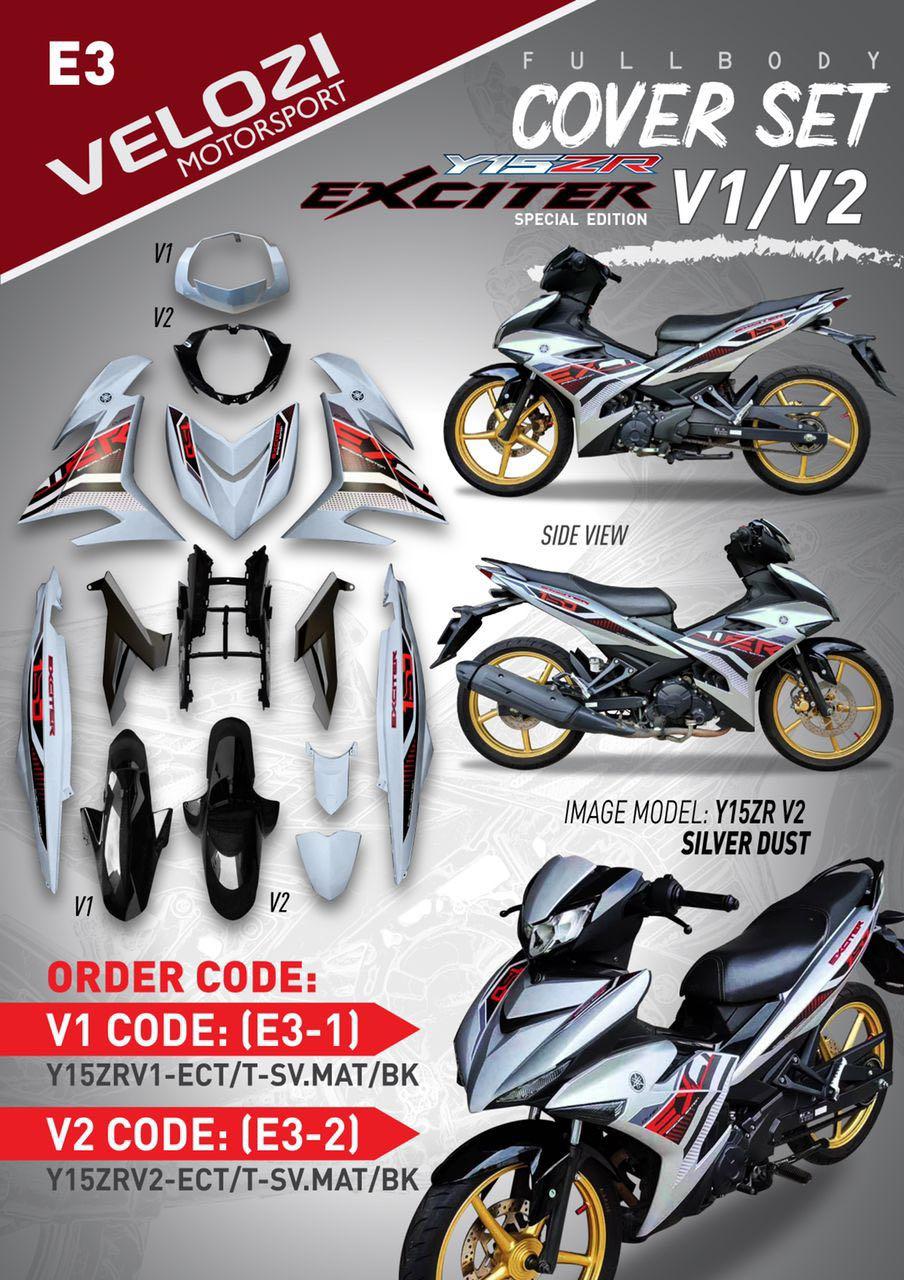 Body Coverset Yamaha Sniper 150 Y15zr Mxking Motorcycles Motorcycle Accessories On Carousell