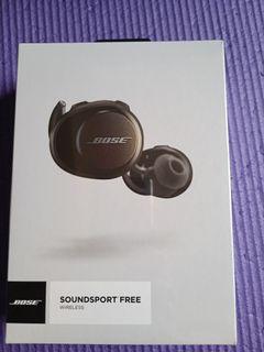 Bose Soundsport Free wireless headphones orange/navy, 音響器材 