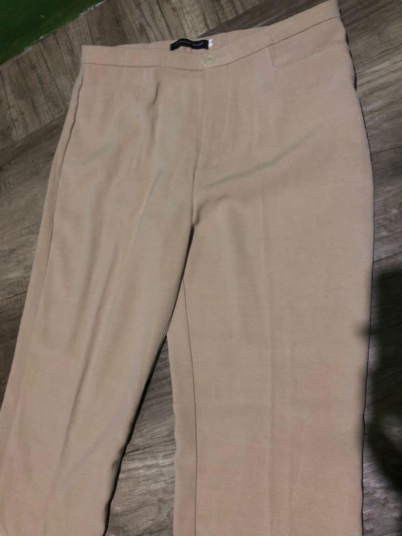 celana bahan krem / cream, Fesyen 