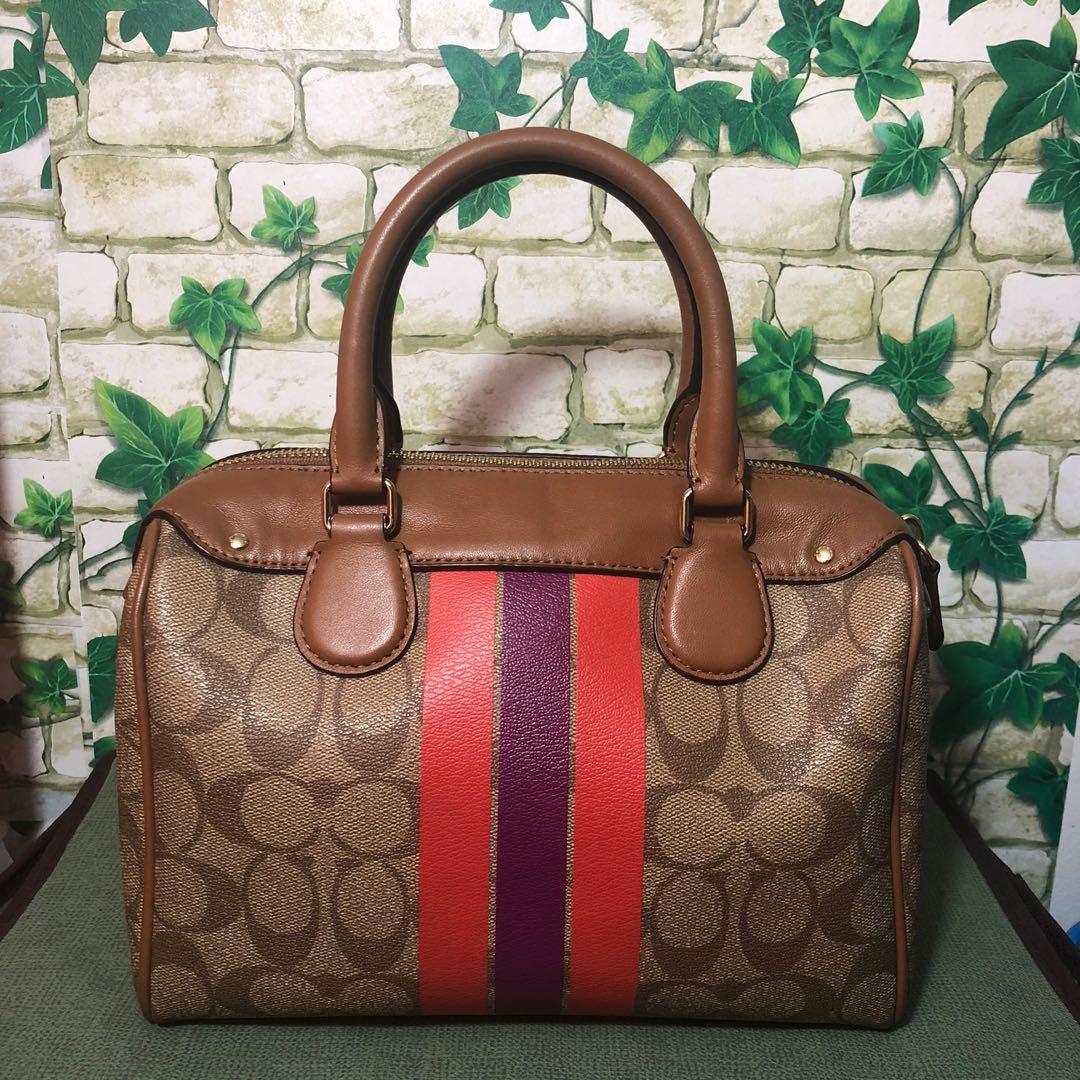 Lillie carryall with varsity stripe store