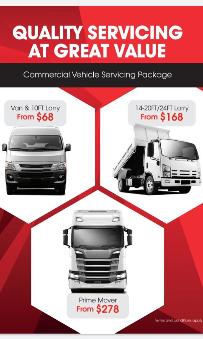 Commercial Vehicle Servicing (All Brands & Sizes), Car Accessories, Car