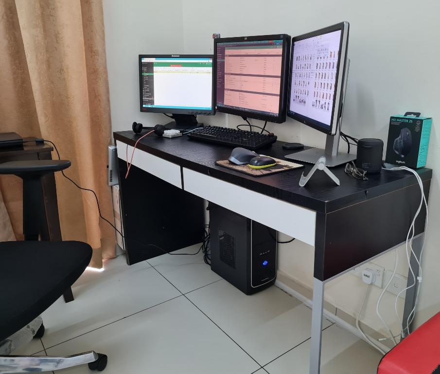 IKEA Computer desk, Furniture & Home Living, Furniture, Tables & Sets