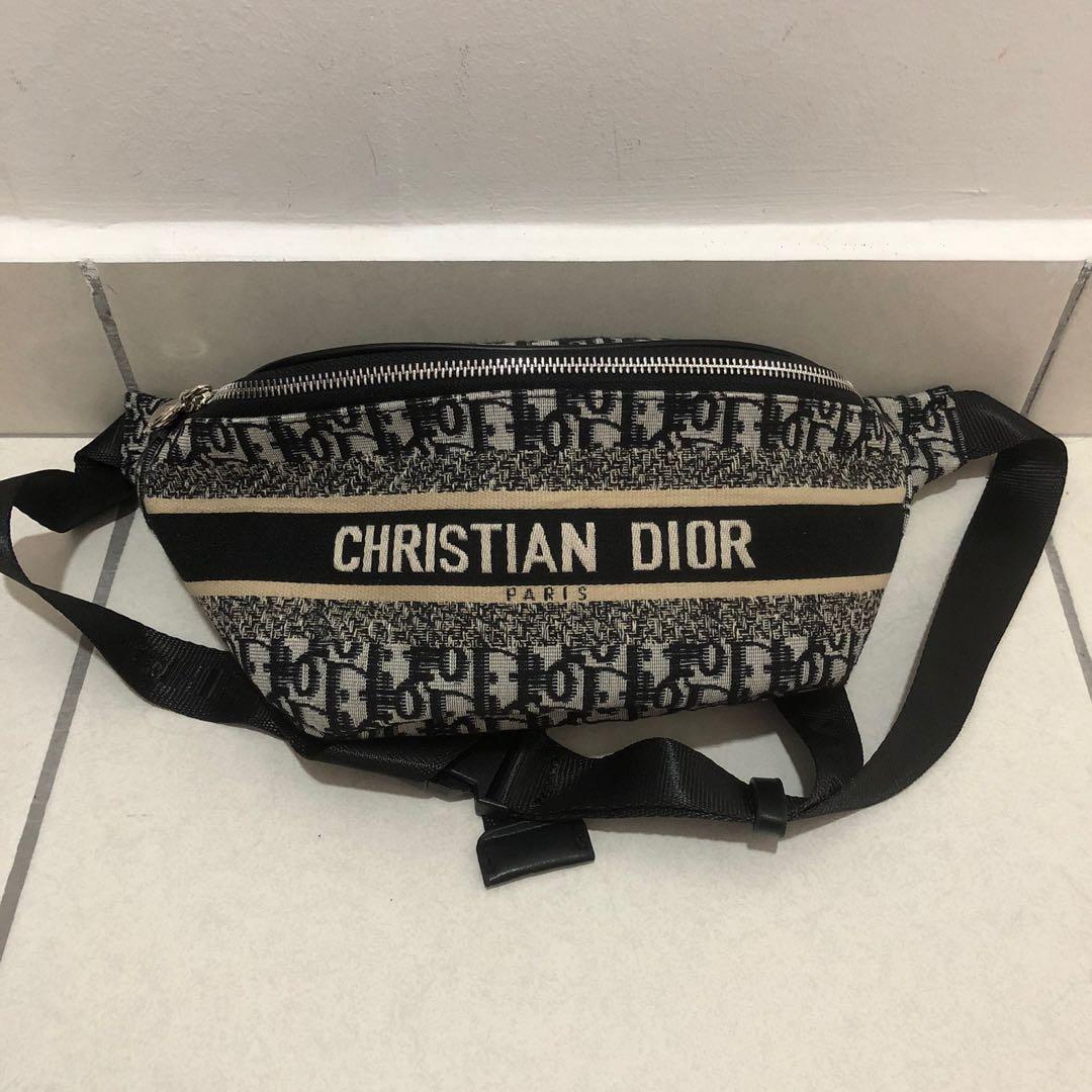 Christian Dior Vintage Belt Saddle Bag Bum Bag Waist Fanny Pack For Sale at  1stDibs
