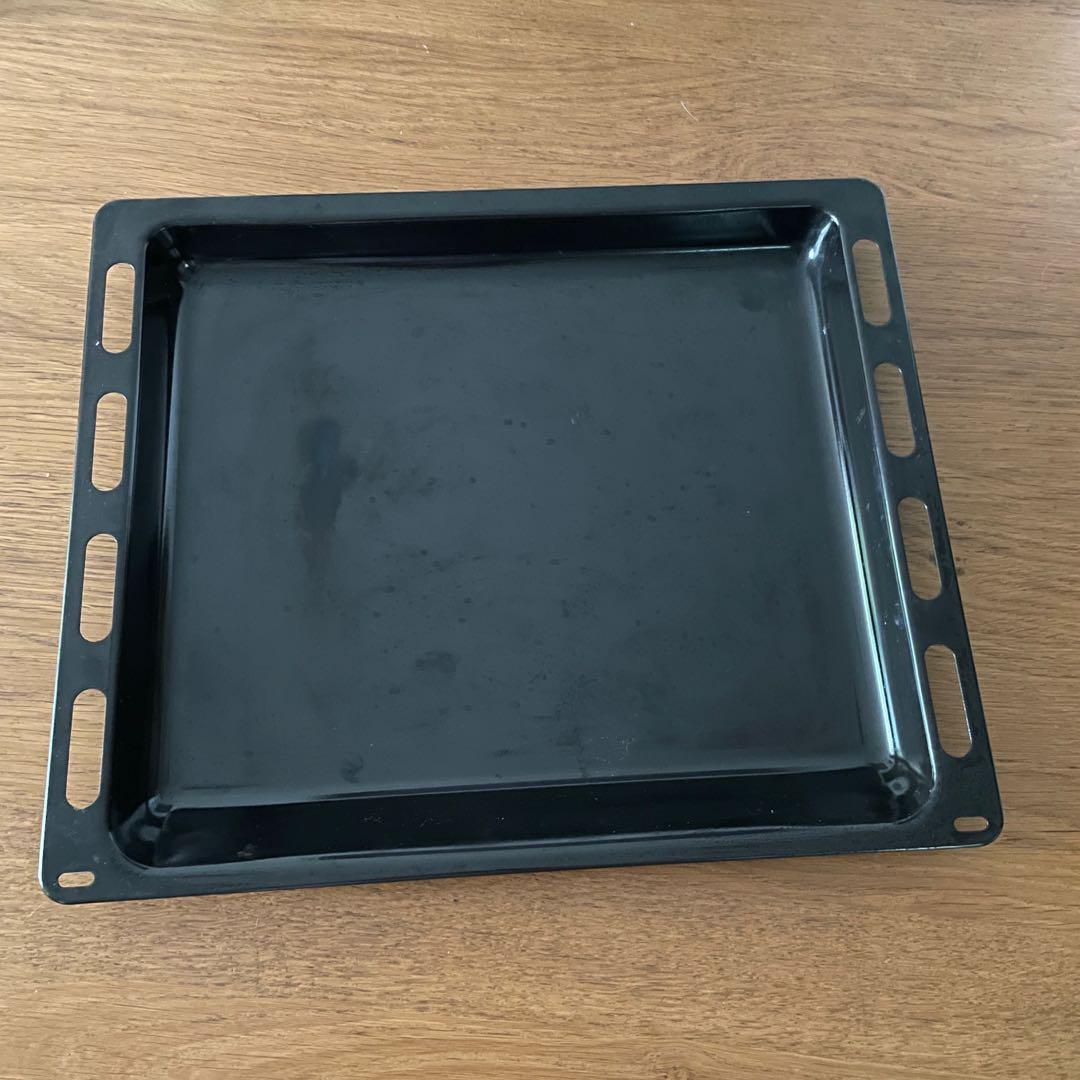 Enamel Oven Baking Tray Black, Furniture & Home Living, Kitchenware