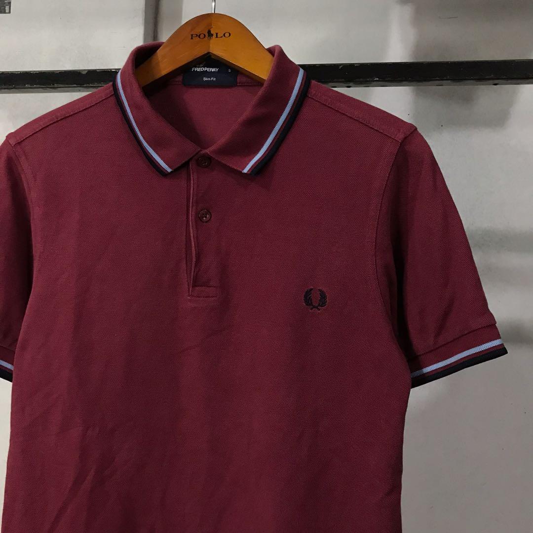Fred perry Polo Shirt, Fesyen Pria 