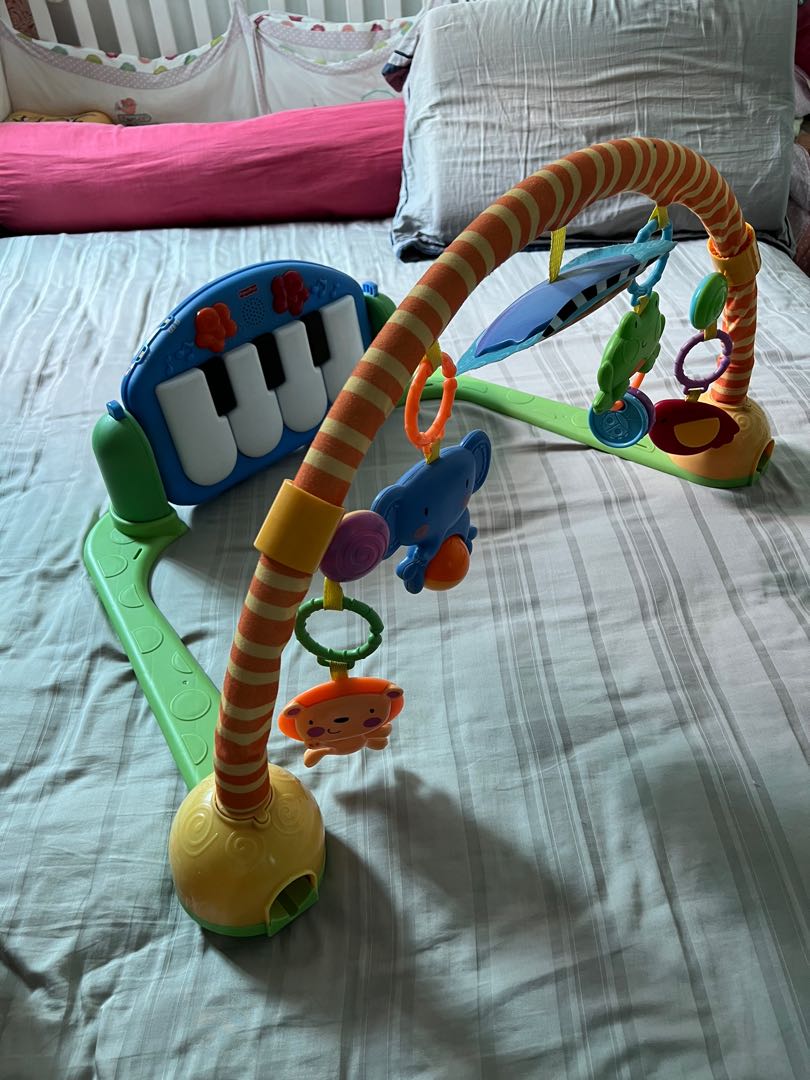 Fisher price baby playmat, piano gym, Babies & Kids, Infant Playtime on