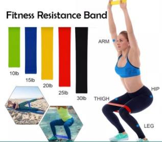 Gym rubber Yoga Resistance BandsPilates Fitness Gum Equipment Elastic