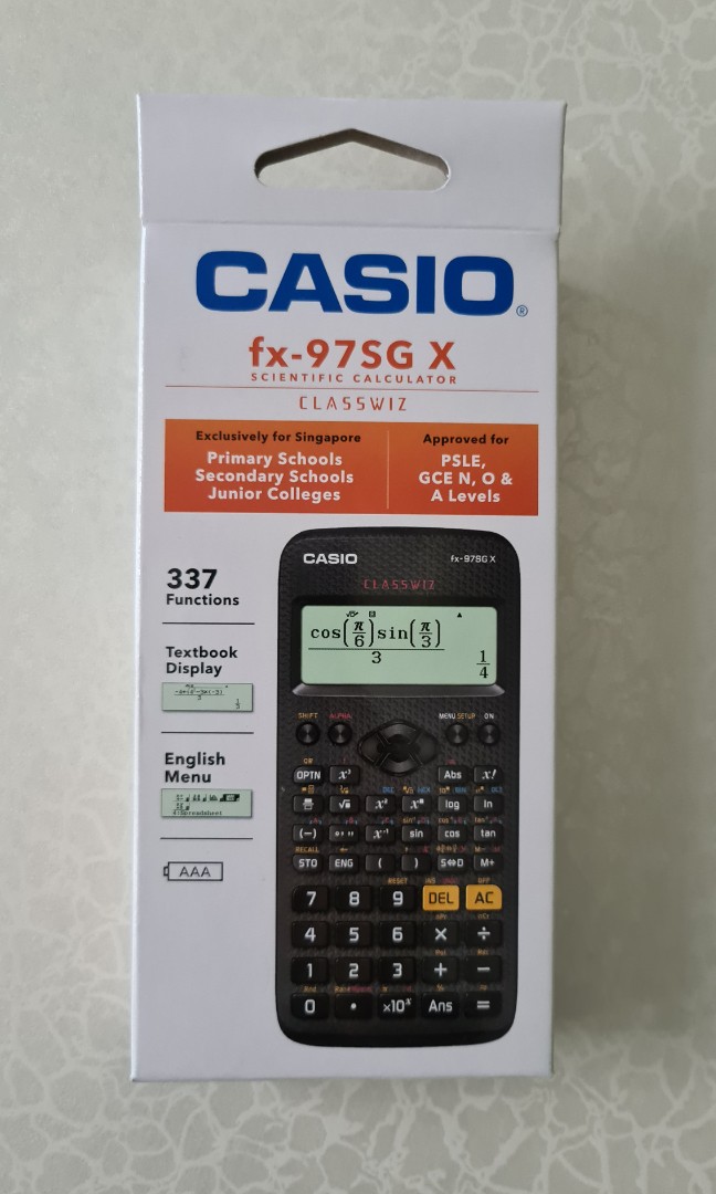 Fx97SGX Casio calculator SEAB approved Computers Tech Office