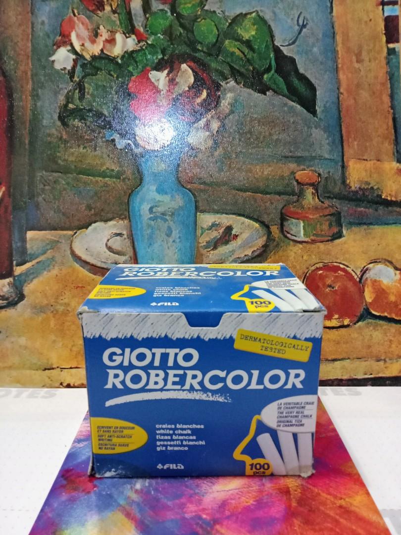Giotto-robercolor-Chalk White-Pack of 100 pieces 