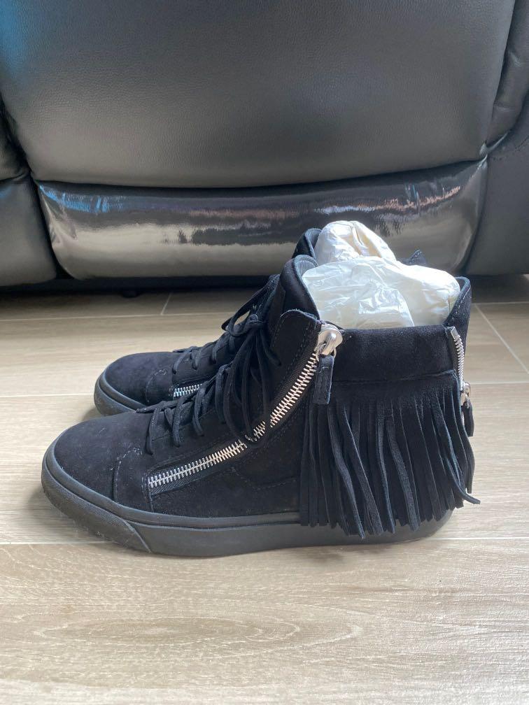 Giuseppe zanotti shop fringe sneakers