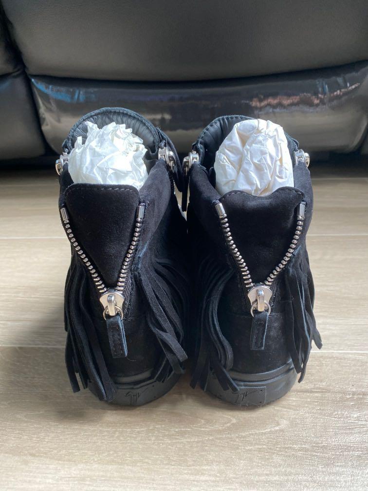 Giuseppe zanotti discount fringe sneakers