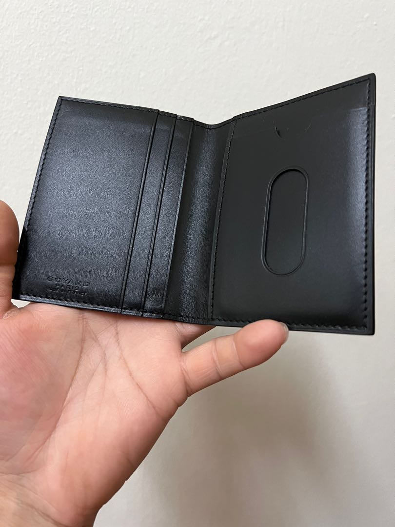 Goyard St Marc  Leather card wallet, Goyard card holder, Goyard