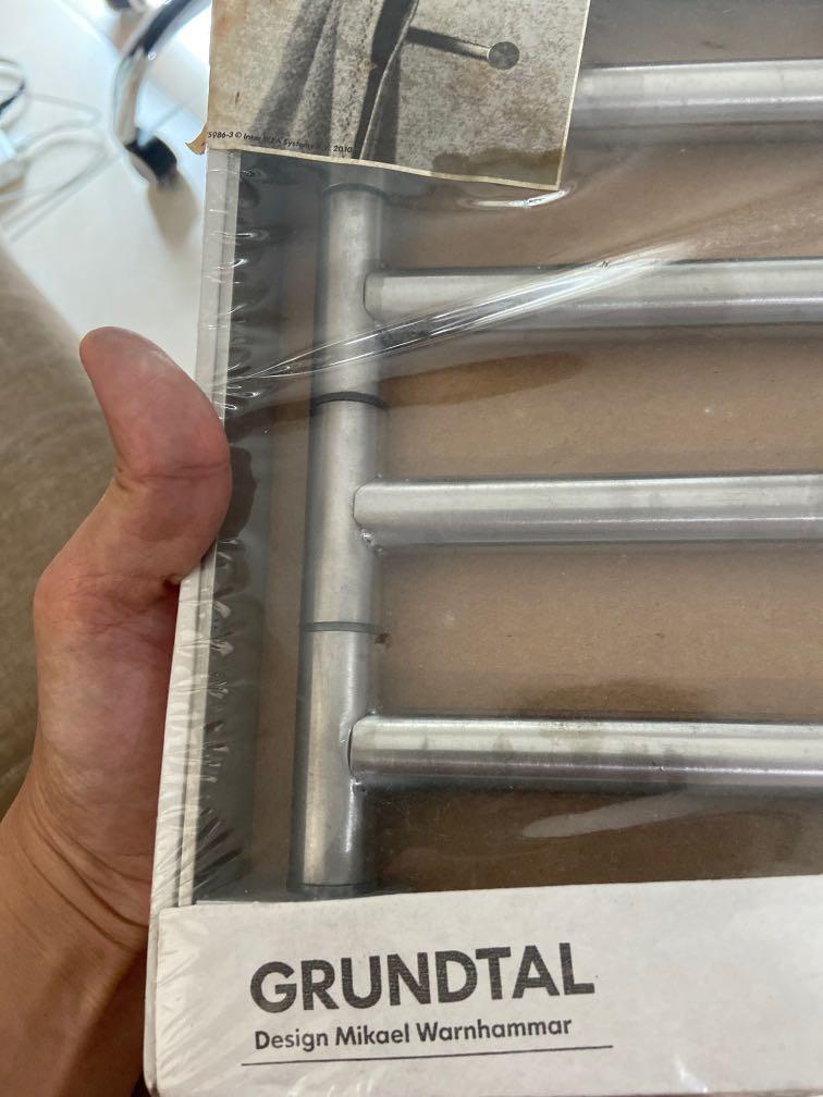 Grundtal Ikea Towel Rack Stainless Steel, Furniture & Home Living