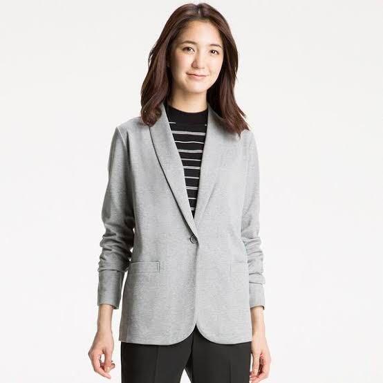 Uniqlo cotton blazer