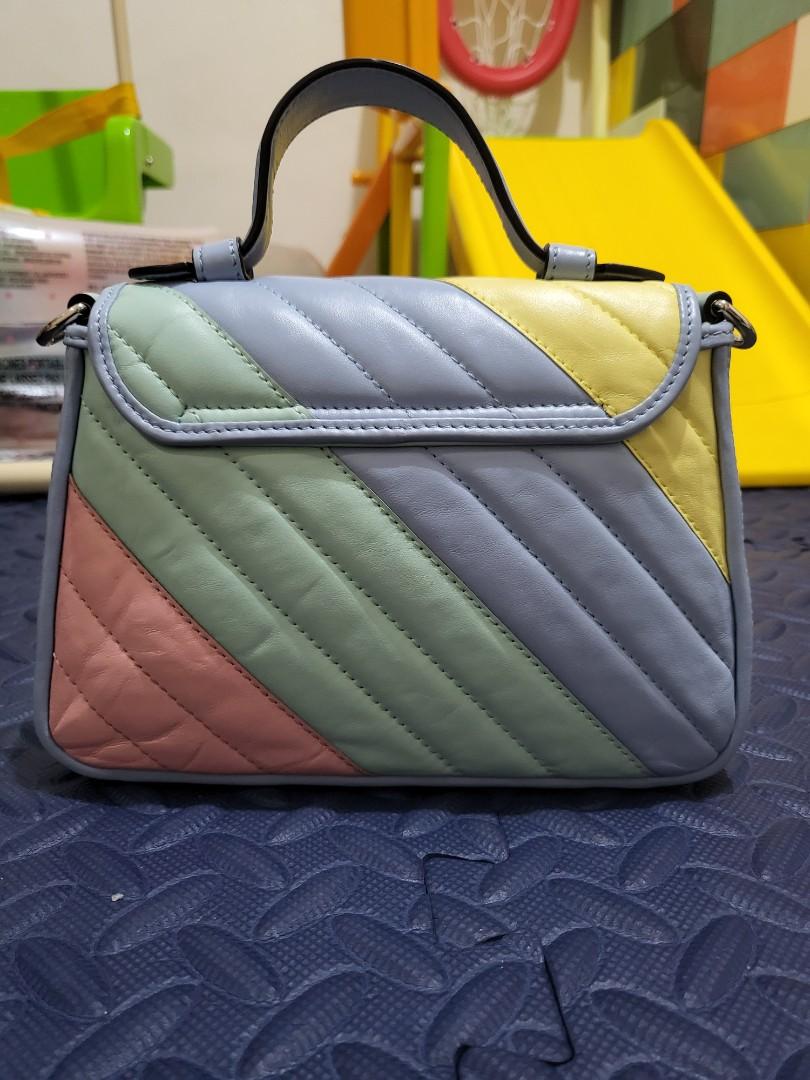 Gucci Top Handle Rainbow Marmont Mini, Luxury, Bags & Wallets on Carousell