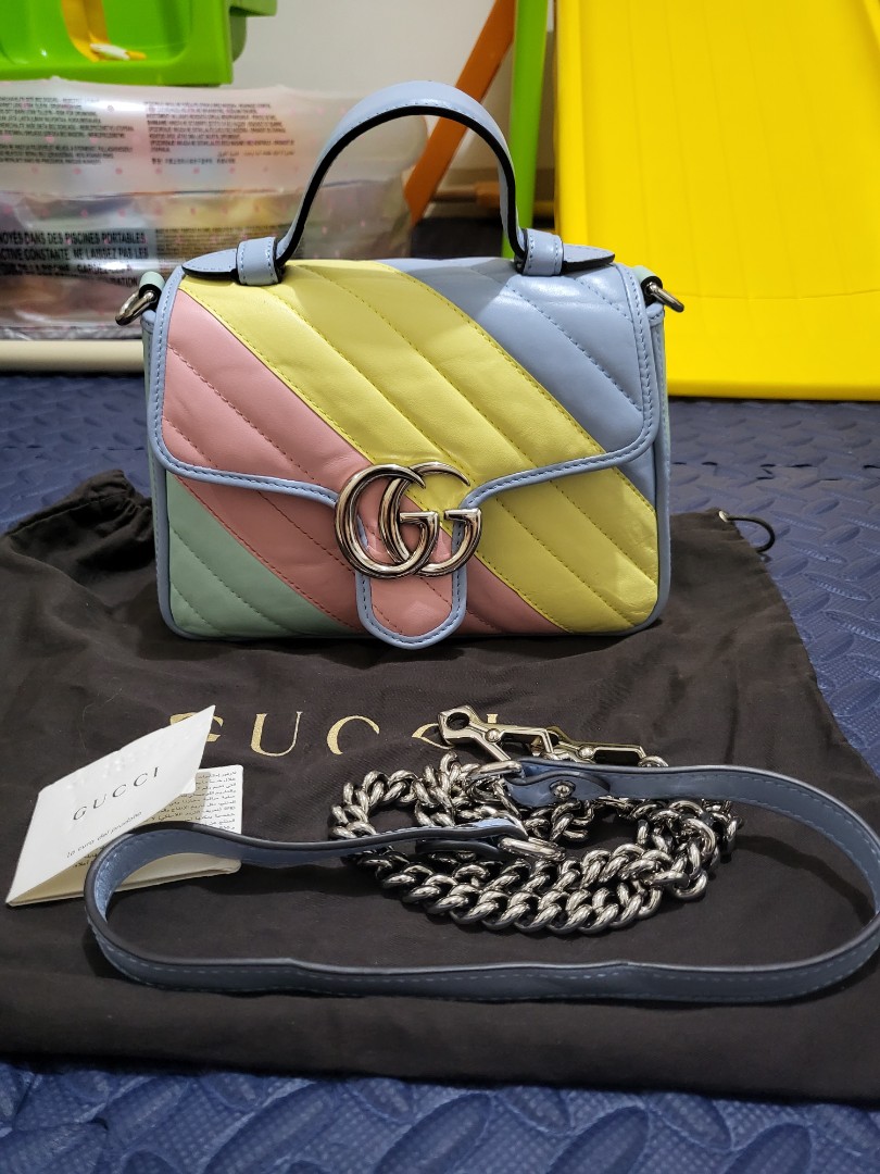 Gucci marmont mini rainbow cheap