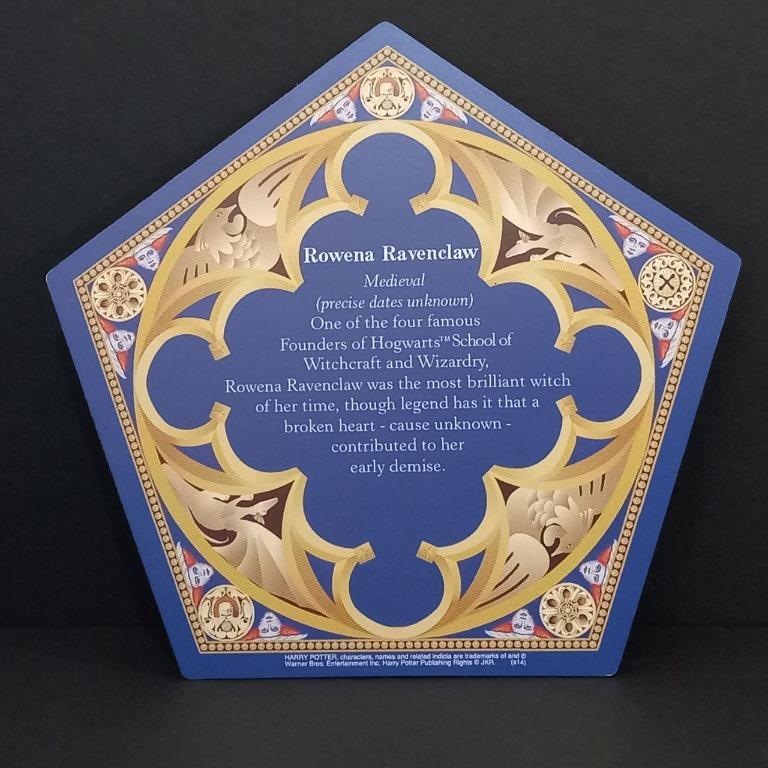 Harry Potter Chocolate Frog Card Rowena Ravenclaw, Hobbies & Toys, Toys