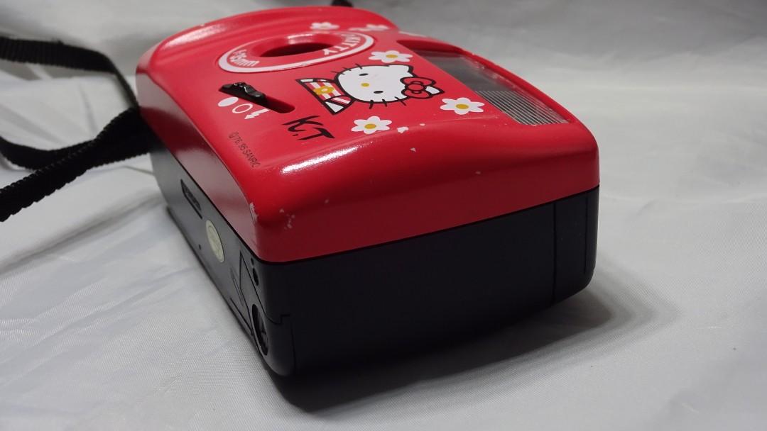 Hello Kitty Point and Shoot Film Camera (Category: Cameras) located in Paranaque City. Submitted by kutoi.ancheta (Listing ID 1142477249, Image 3). Description: Hello Kitty Point and Shoot Film Camera For collection, props etc! ₱900 condition: defective flash! all mechanical! All plastic! pros ✔️lens diaphragm ✔️manual film advance ✔️shutter release ✔️film chamber, 7/10 ✔️inside back plate, 7/10 ✔️8/10 cosmetics cons / issues Usual dust specks, f