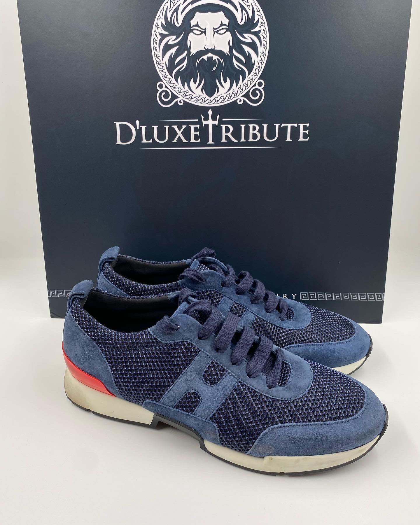 Hermes Starter Navy H Sneakers
