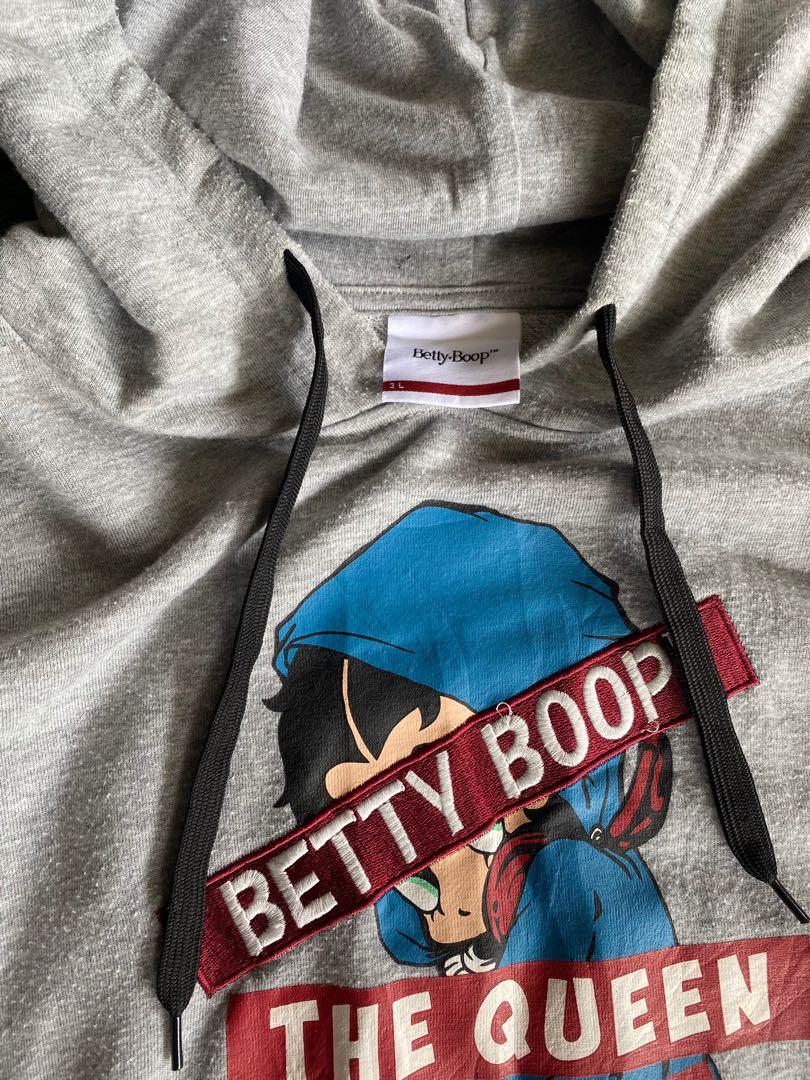 betty boop grey sweatshirt