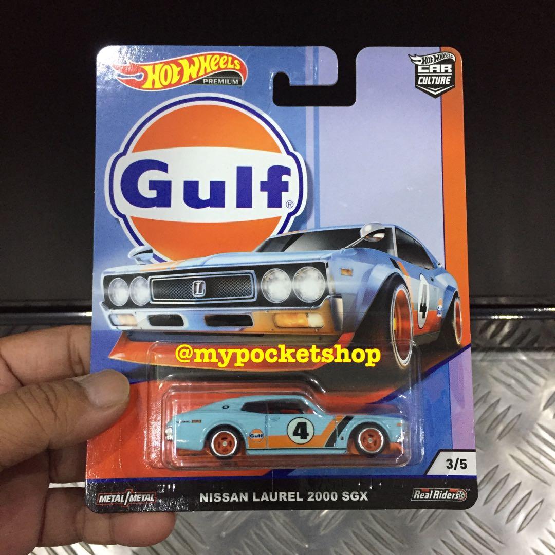 HOT WHEELS 2019 CAR CULTURE GULF RACING NISSAN LAUREL 2000 SGX #3/5 