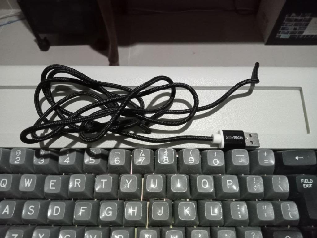 IBM 5251 Beamspring Keyboard USB Converted w/ xwhatsit + Solenoid