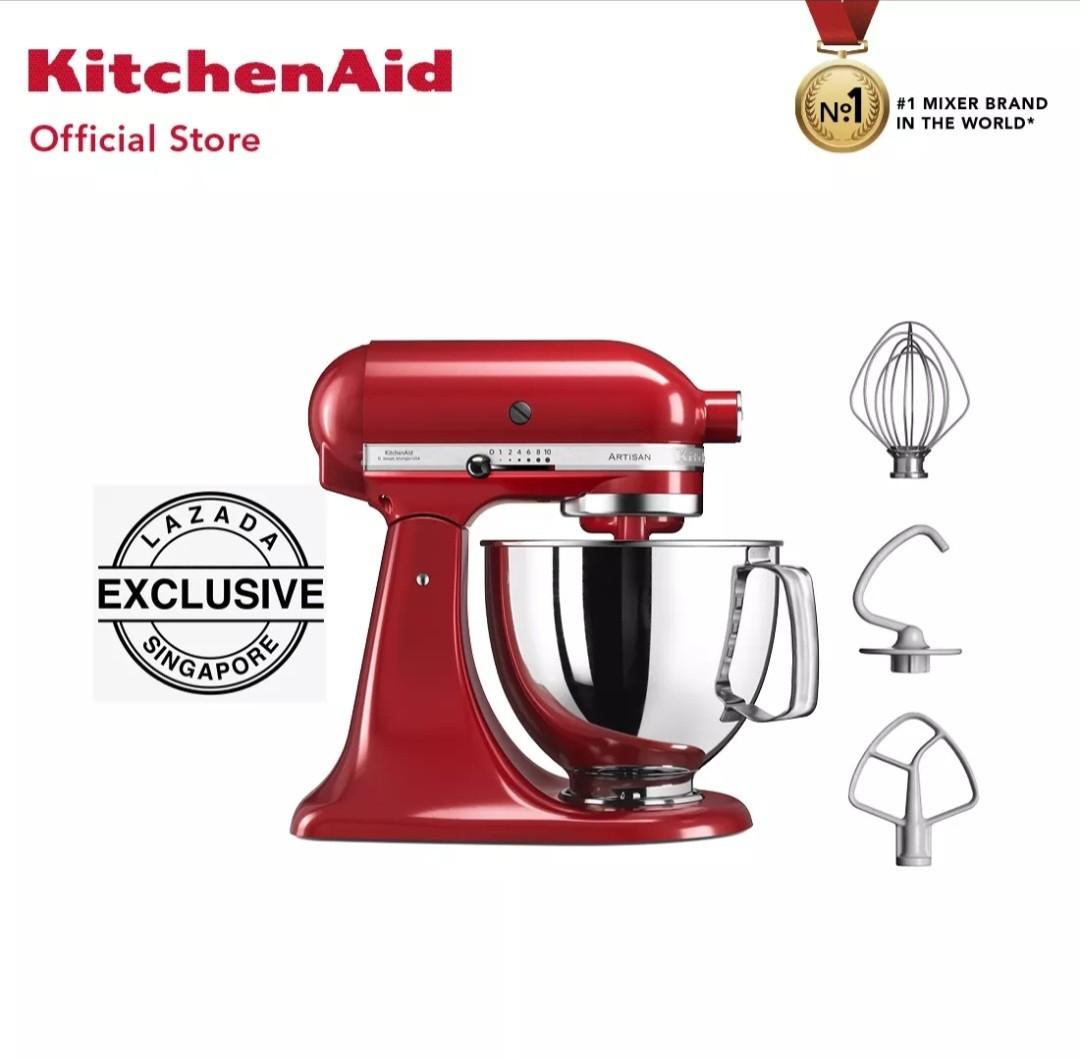 KitchenAid Artisan Stand Mixer 4.8L KSM125B, TV & Home Appliances
