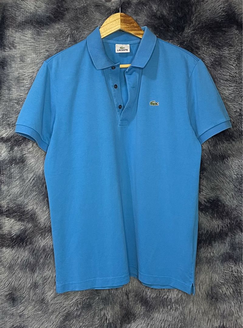 Lacoste Polo Shirt (Sky Men's Fashion, Tops & Sets, & Polo Shirts Carousell