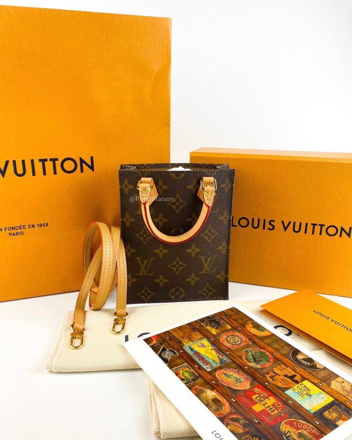 Louis Vuitton Petit Sac Plat Monogram Canvas (Date code: CA4260)