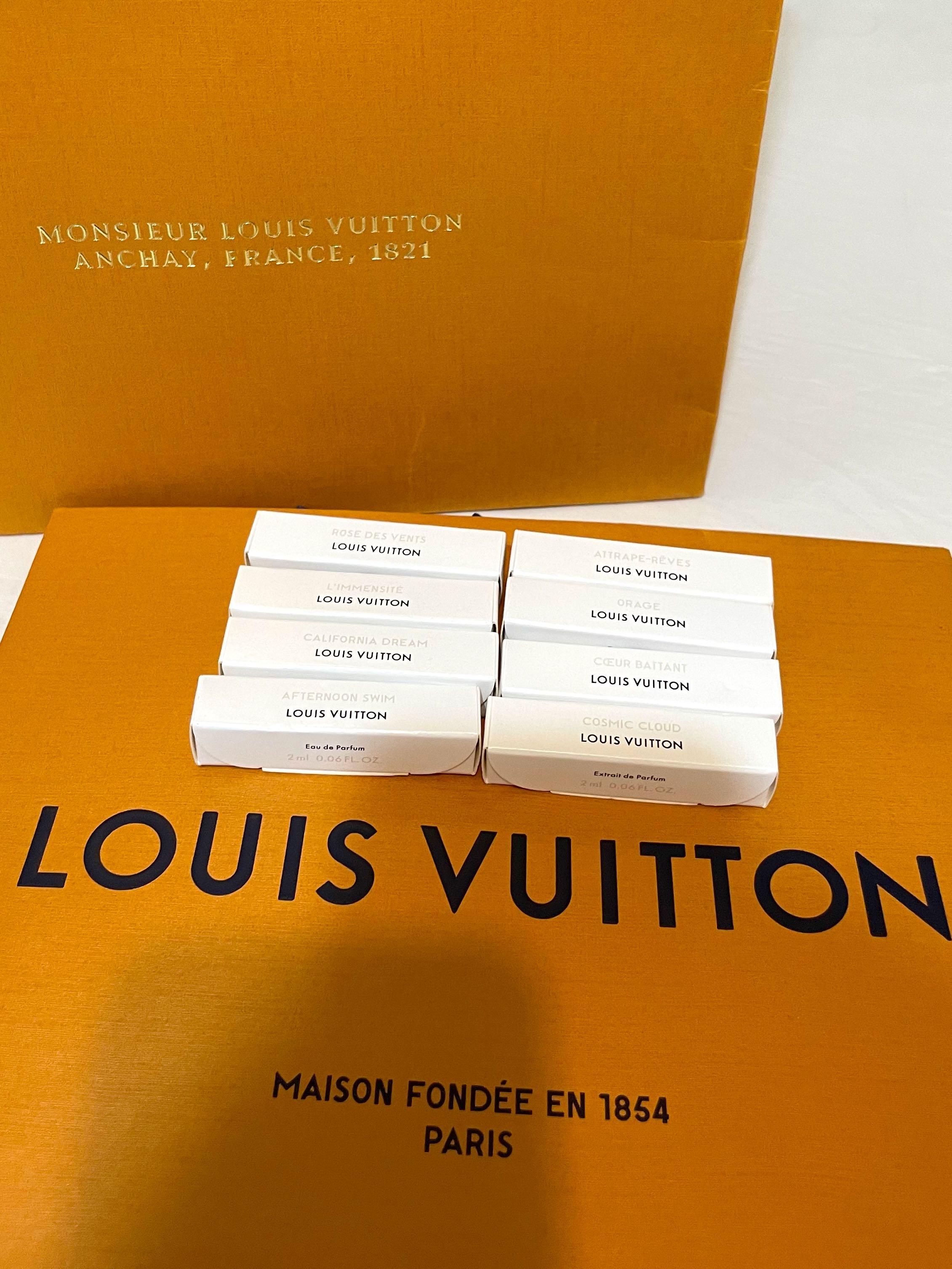 3 Louis Vuitton Perfume Samples: Symphony, Coeur Battant, and Le Jour Se  Leve