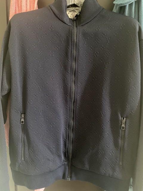 LV Monogram Zip Through Top, Men's Fashion, Coats, Jackets and Outerwear on  Carousell
