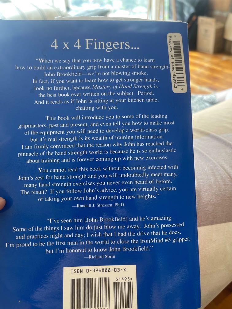 Mastery of hand strength Grip forearm exercise by john brookfield